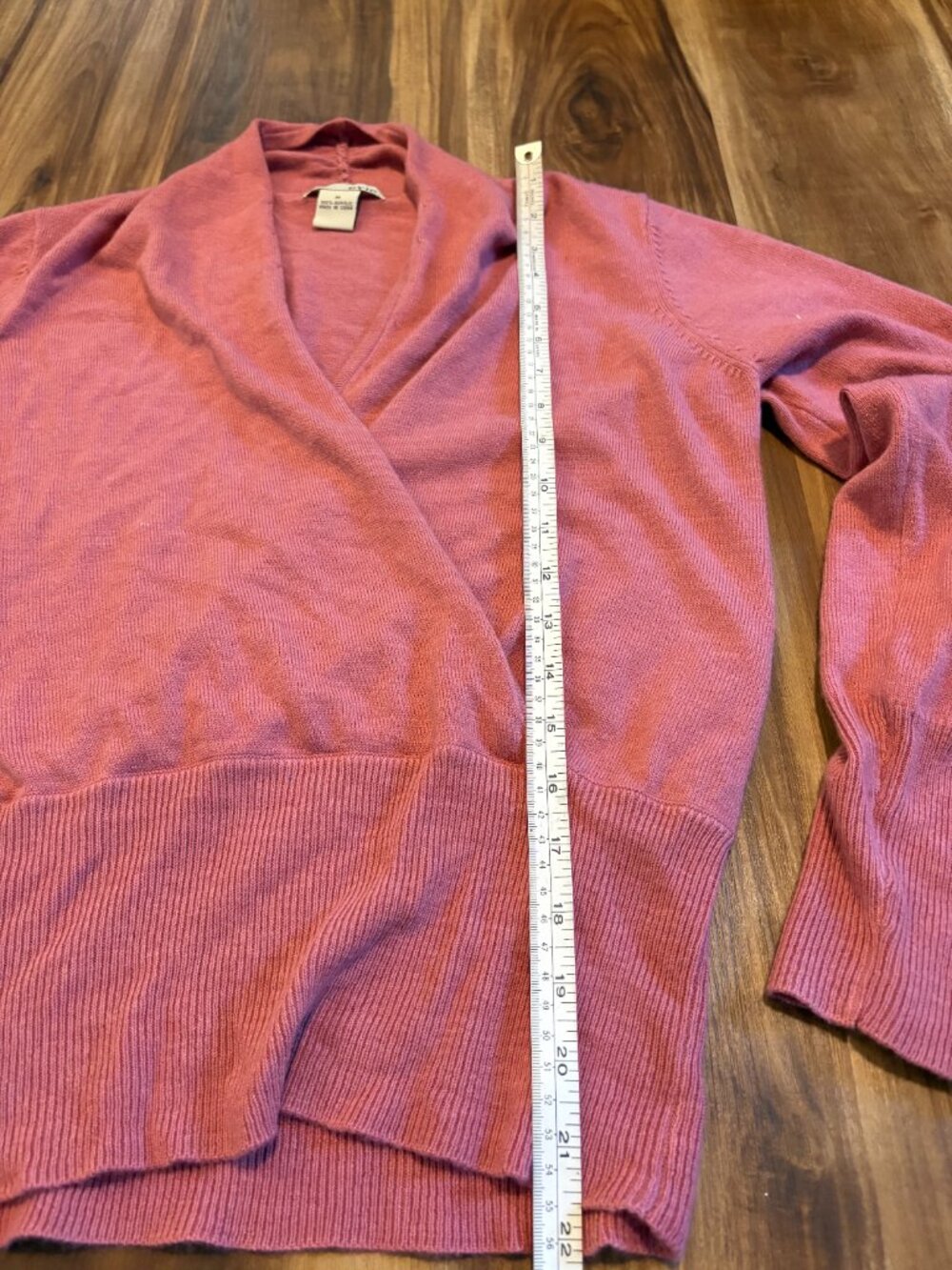 Women's Pink (Coral/Salmon) Sweater - Picture 4 of 4